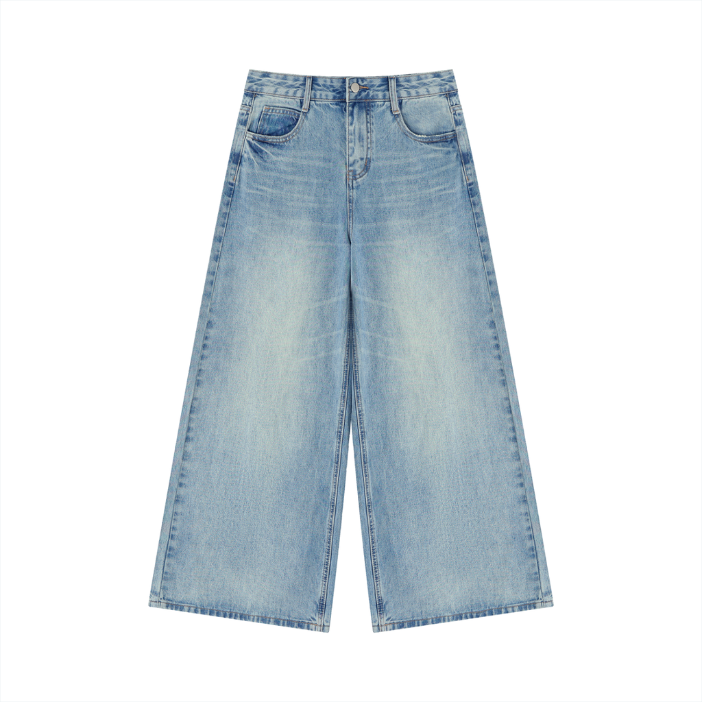Women’s Vintage Wash Wide Leg Jeanss