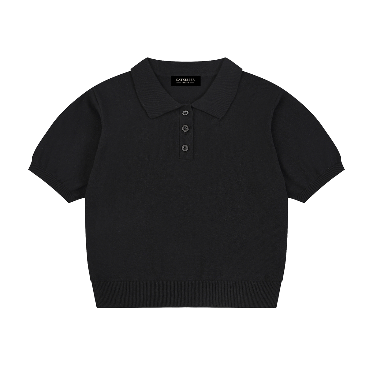 Women’s Knit Cotton Polo Shirt