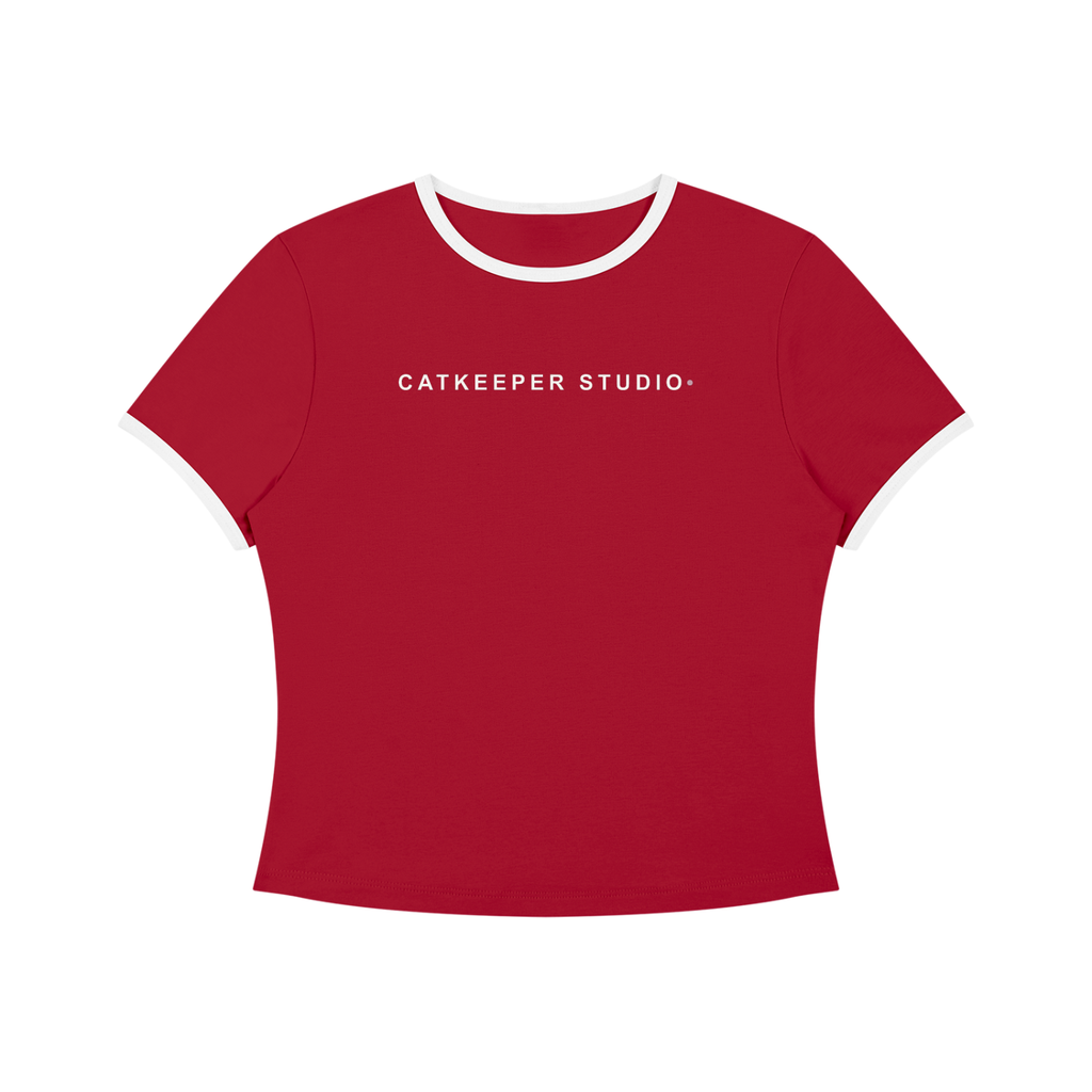 Women’s Color Block Crop T-Shirt