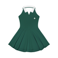 Women's Collared Halter A-Line Tennis Dress