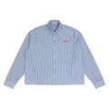 Unisex Boxy Striped Shirt