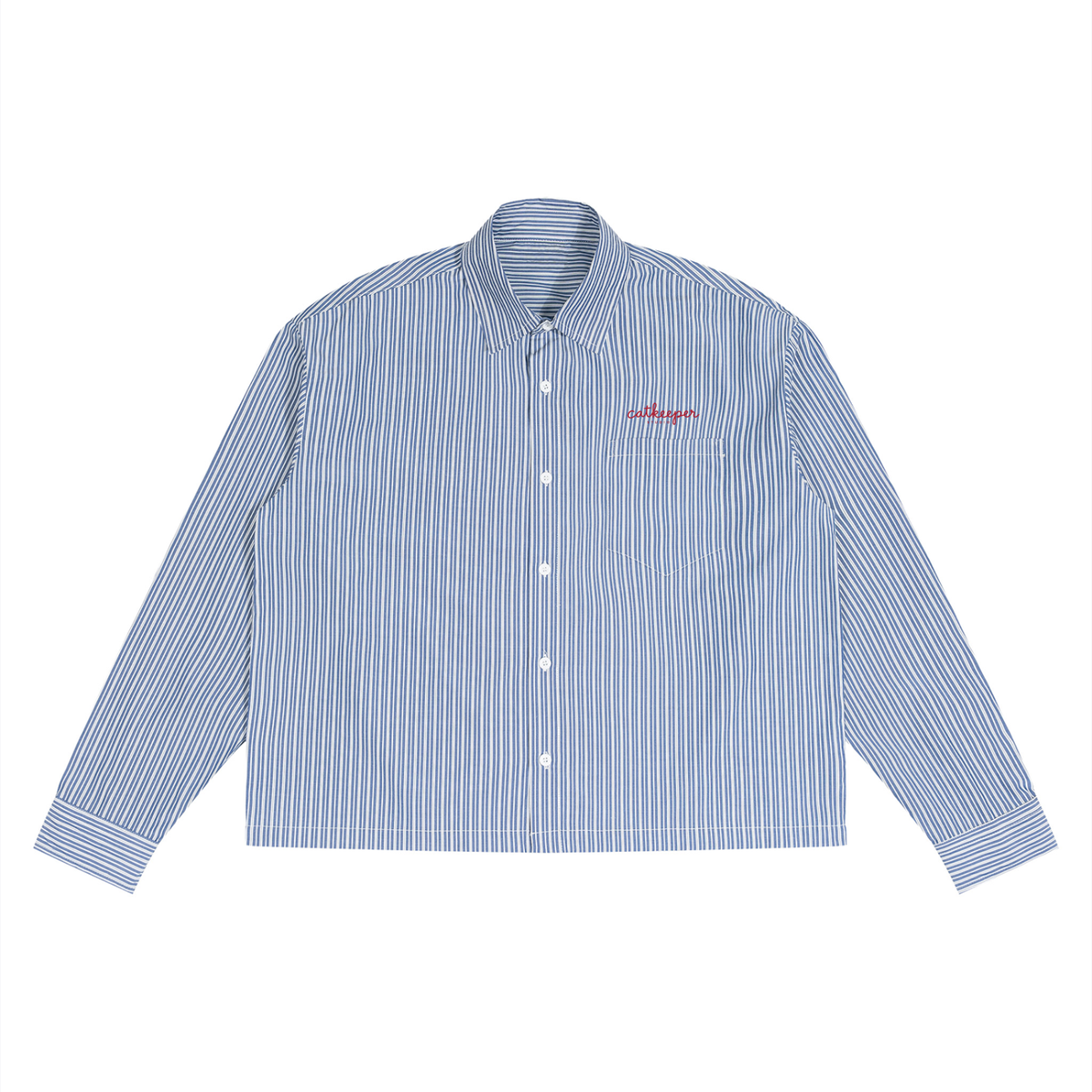 Unisex Boxy Striped Shirt